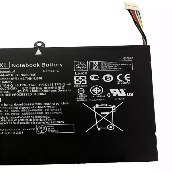 Bateria para notebook HP TPN-Q146,TPN-Q147,TPN-Q148,TPN-Q149 - Image 4