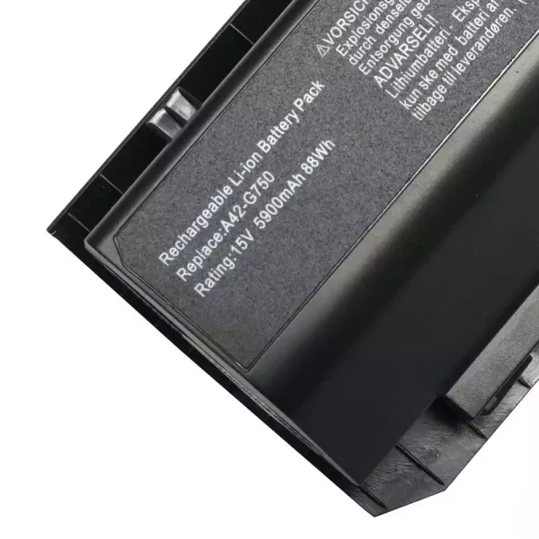 Bateria para notebook ASUS A42-G750 - Image 3