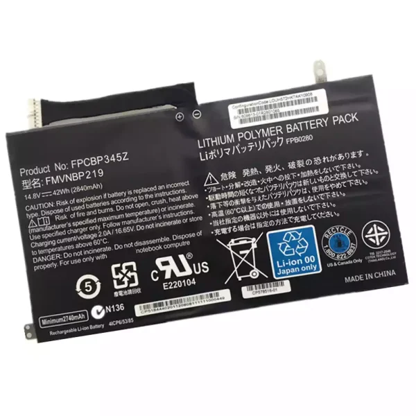 Bateria para notebook FUJITSU lifebook UH572