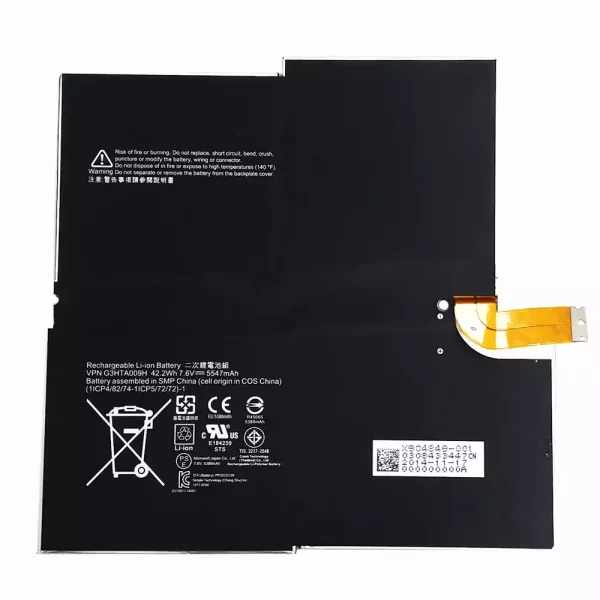 Bateria para notebook MICROSOFT G3HTA009H