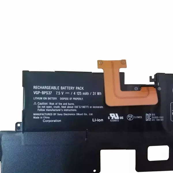 Bateria para notebook SONY VGP-BPS37 - Image 3