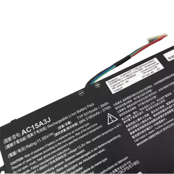 Bateria para notebook ACER AC15A3J - Image 3