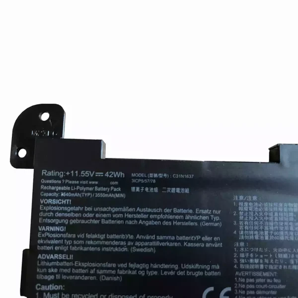 Bateria para notebook ASUS C31N1637 - Image 3