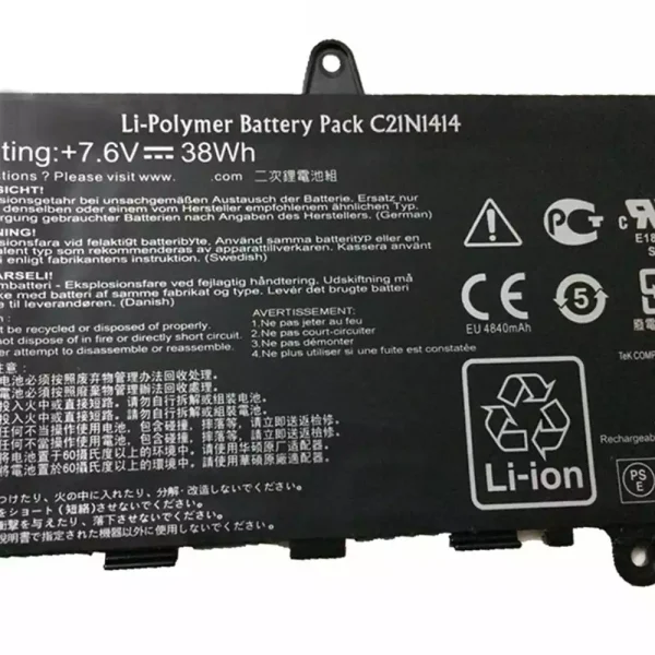 Bateria para notebook ASUS C21N1414 - Image 3