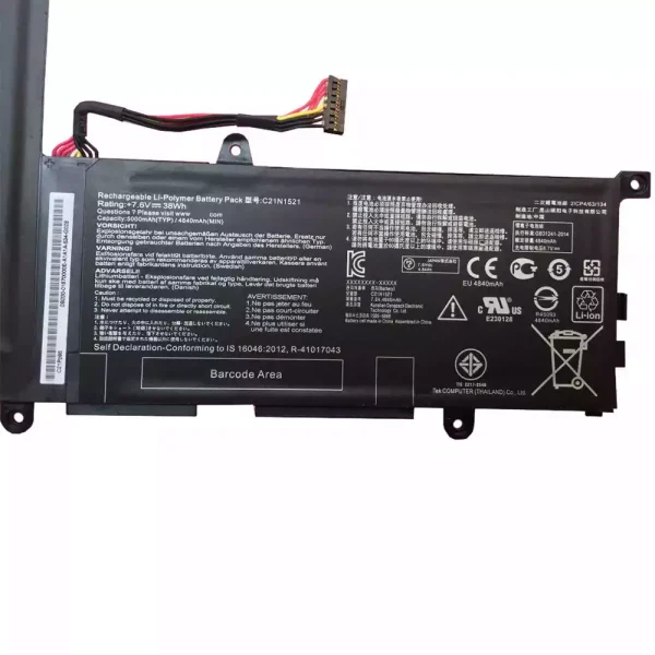 Bateria para notebook ASUS C21N1521 - Image 3