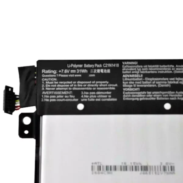 Bateria para notebook ASUS C21N1418 - Image 3