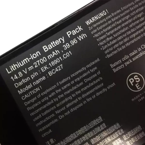 Bateria para notebook Olivetti OLIBOOK S1350 - Image 3