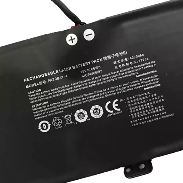 Bateria para notebook SCHENKER Technologies XMG Pro 17 - Image 3
