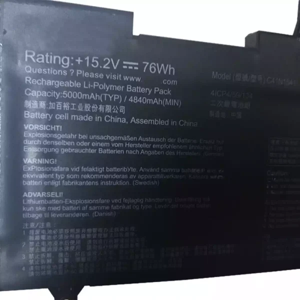 Bateria para notebook ASUS C41N1541 - Image 3