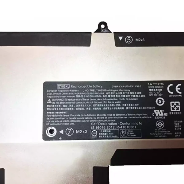 Bateria para notebook HP OY06XL - Image 3
