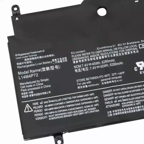 Bateria para notebook LENOVO Yoga 3 14 - Image 3