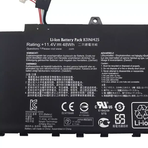 Bateria para notebook ASUS EeeBook E420M,EeeBook E420MA - Image 3