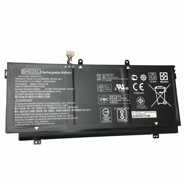 Bateria para notebook HP TPN-Q178