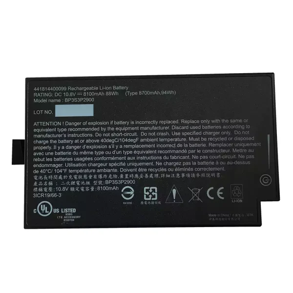 Bateria para notebook GETAC BP3S3P2900