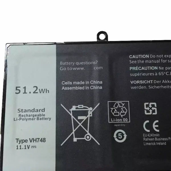 Bateria para notebook DELL Vostro 5560 - Image 3