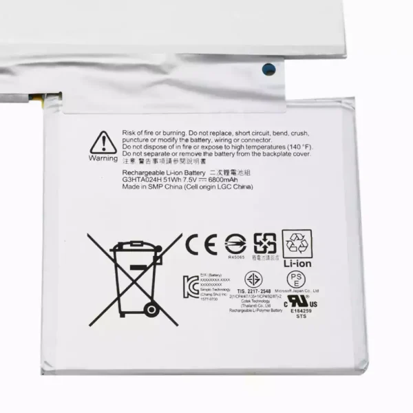 Bateria para notebook Microsoft Surface BOOK - Image 3