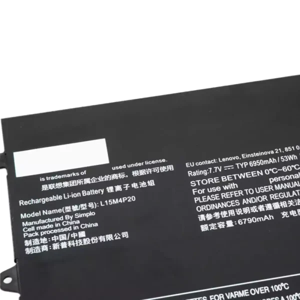 Bateria para notebook LENOVO L15M4P20 - Image 3