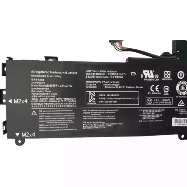 Bateria para notebook LENOVO L14L2P22 - Image 3