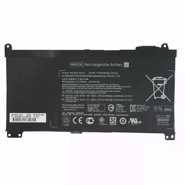 Bateria para notebook HP RR03XL