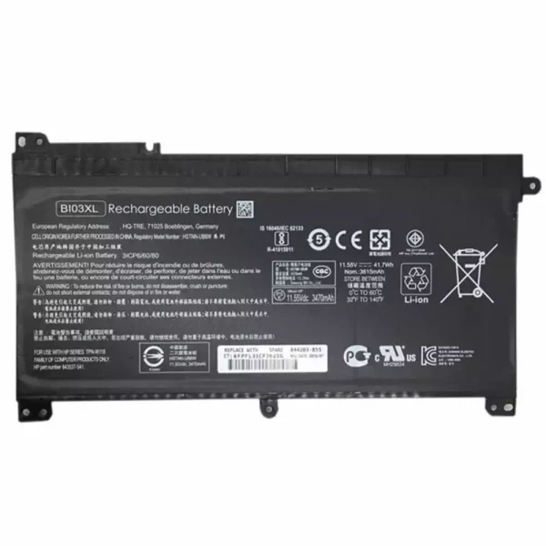 Bateria para notebook HP TPN-W118