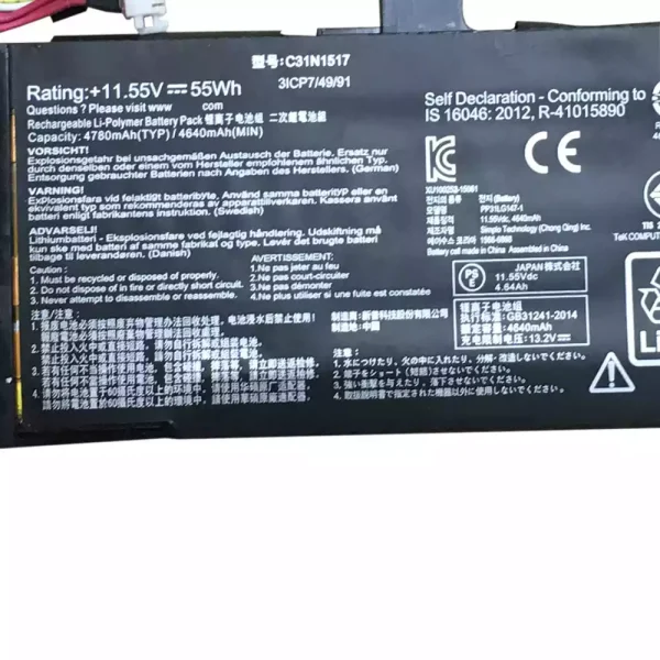 Bateria para notebook ASUS C31N1517 - Image 3