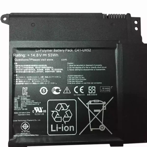Bateria para notebook ASUS C41-UX52 - Image 3