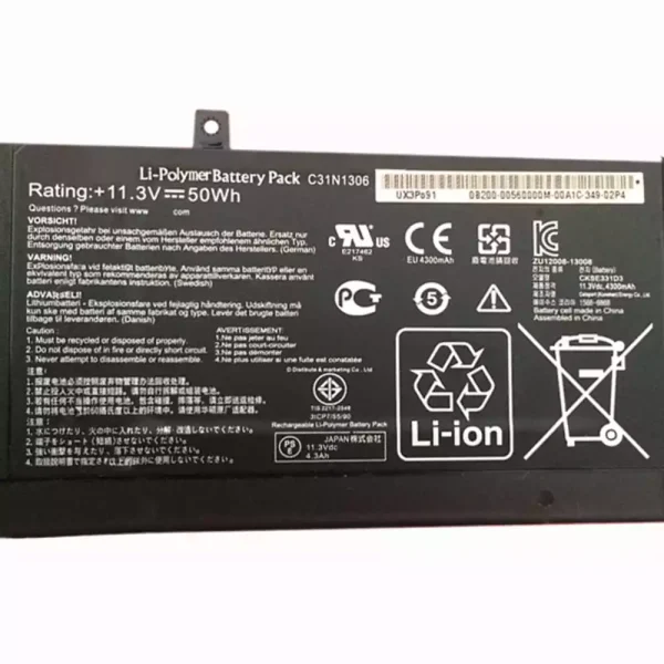 Bateria para notebook ASUS C31N1306 - Image 3