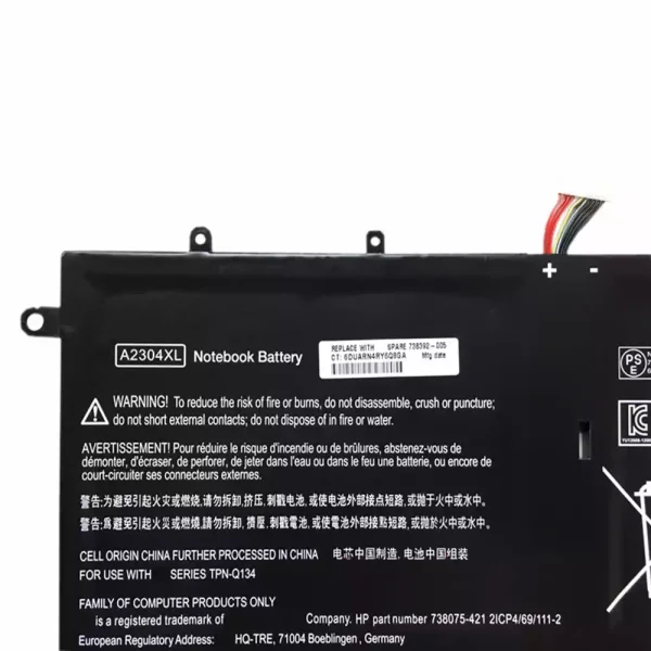 Bateria para notebook HP TPN-Q134 - Image 3