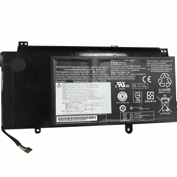 Bateria para notebook LENOVO 00HW008,SB10F46446