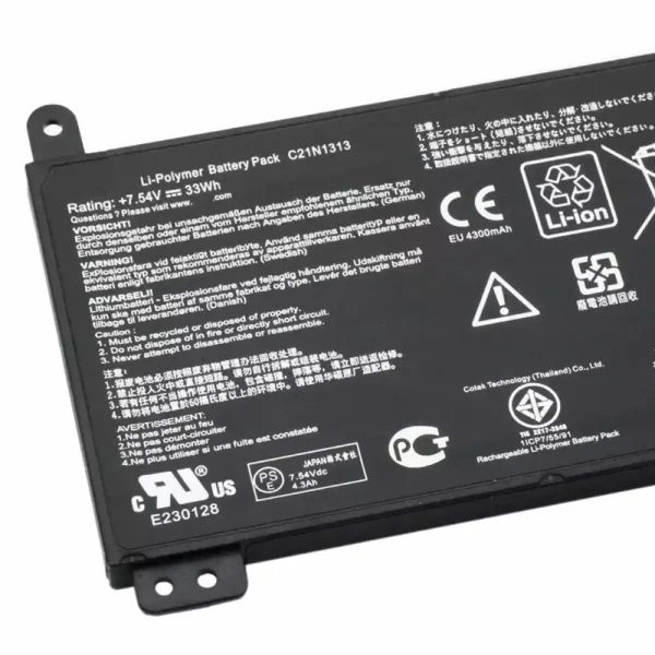 Bateria para notebook ASUS C21N1313 - Image 3