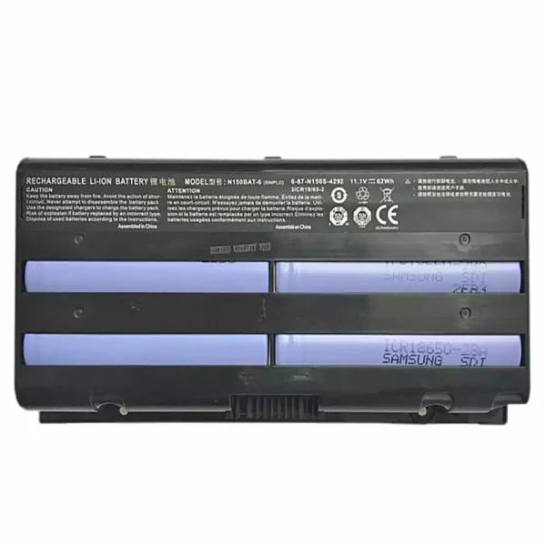 Bateria para notebook CLEVO 6-87-N150S-4292，6-87-N150S-4U92