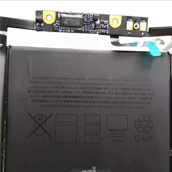 Bateria para notebook MacBook A1819 - Image 3