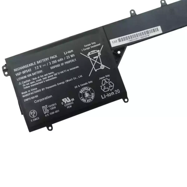Bateria para notebook SONY VGP-BPS42 - Image 3
