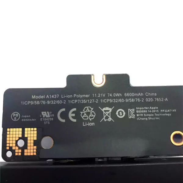 Bateria para notebook Apple MacBook MacBook Pro 13 Retina A1425 - Image 3