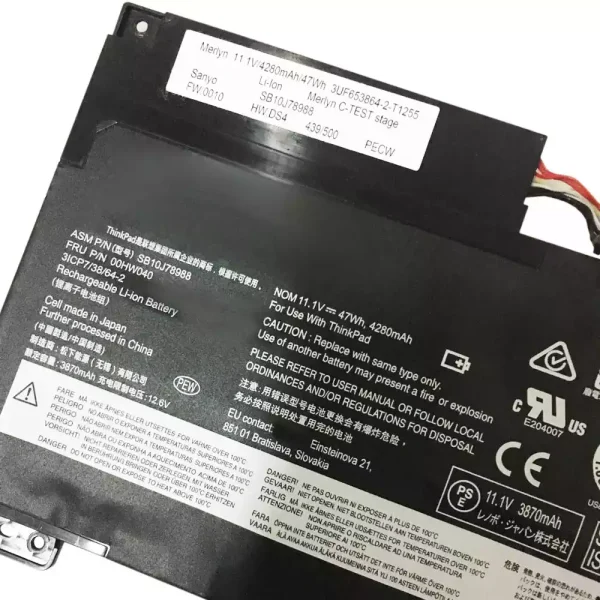 Bateria para notebook LENOVO Thinkpad E560P,Thinkpad S5 - Image 3