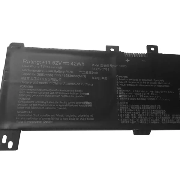 Bateria para notebook ASUS X705NA,X705NC,X705UA,X705UV - Imagem 3