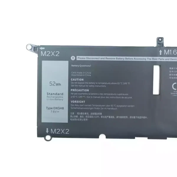 Bateria para notebook DELL XPS 13 9370,0H754V - Image 3