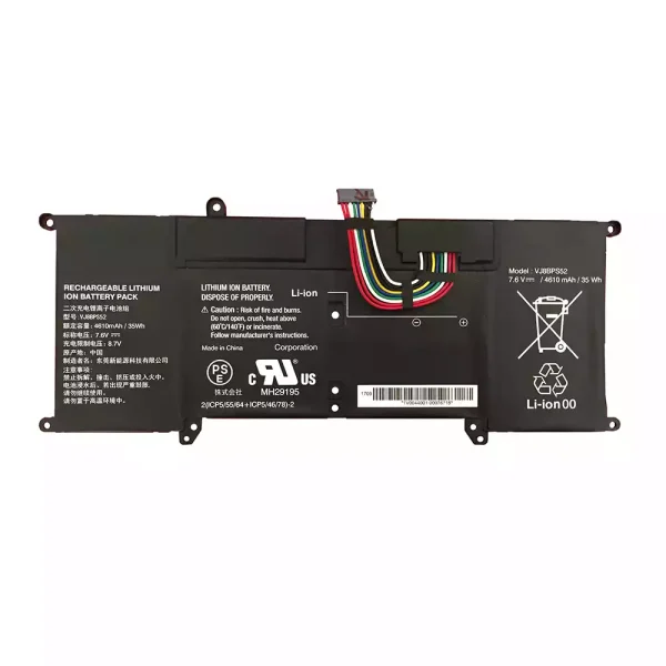 Bateria para notebook SONY VJS112C0911W,VJS132C0711B,VJS132C0611S, VJS131C0211S,VJS131C0411B,VJS112C0111B