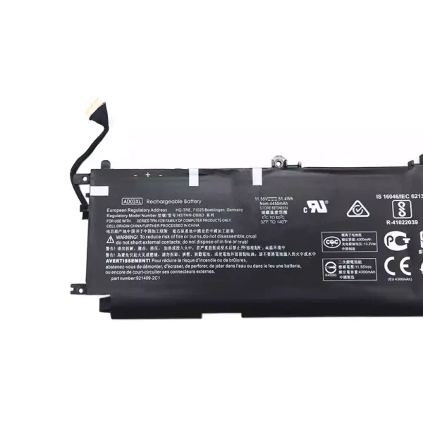 Bateria para notebook HP Envy 13-AD104UR, Envy 13-AD142TX, Envy 13-AD179TX, Envy 13-ad030ng,Envy 13-ad142ng,Envy 13-ad141ng - Image 3