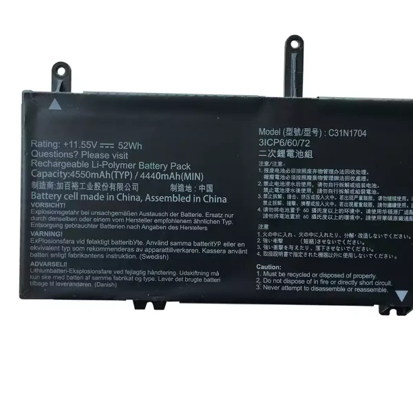 Bateria para notebook ASUS C31N1704 - Image 3