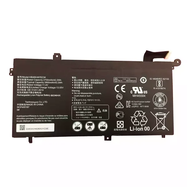 Bateria para notebook HUAWEI Matebook D PL-W19