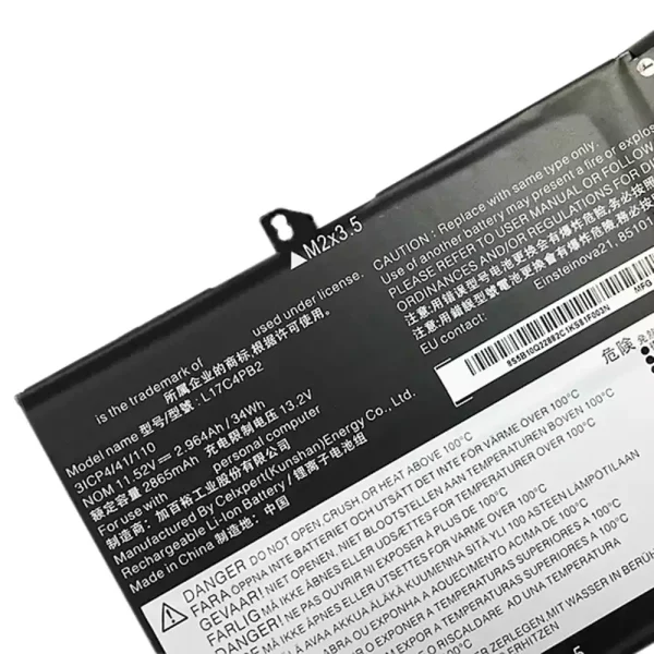 Bateria para notebook LENOVO L17C4PB2,L17M4PB2 - Image 3