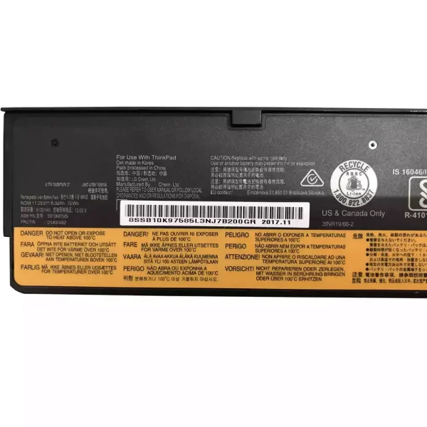 Bateria para notebook LENOVO Thinkpad P51S,Thinkpad P52S - Image 2