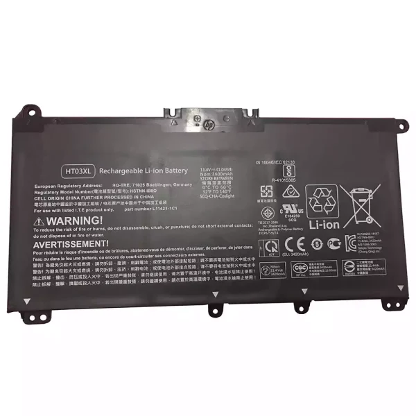 Bateria para notebook HP L11421-1C1,L11119-855,TPN-Q208,TPN-I130