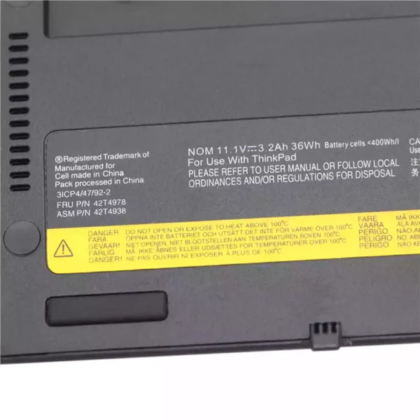 Bateria para notebook LENOVO Thinkpad X1,0A36279 - Image 3