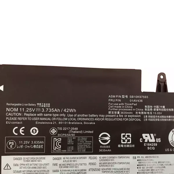 Bateria para notebook LENOVO ThinkPad 13 Gen 2 - Image 3