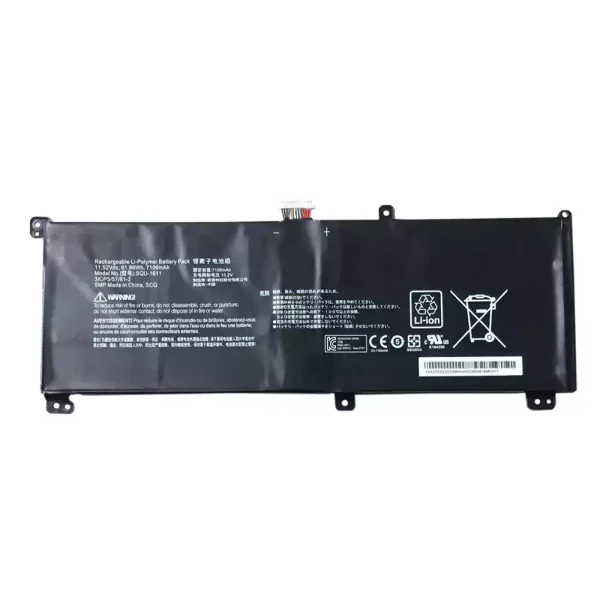 Bateria para notebook Thunderobot Dino 4k X6 X5Ta X7a