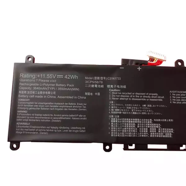 Bateria para notebook ASUS C31N1733 - Image 2