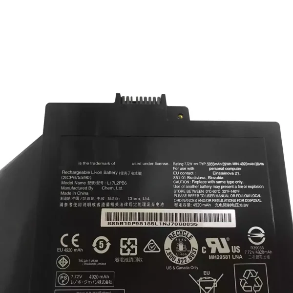 Bateria para notebook LENOVO L17L2PB6,L17M2PB6 - Image 3