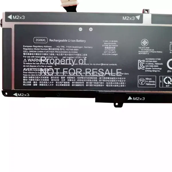 Bateria para notebook HP ZBook Studio G5,ZBook Studio x360 G5 - Image 3